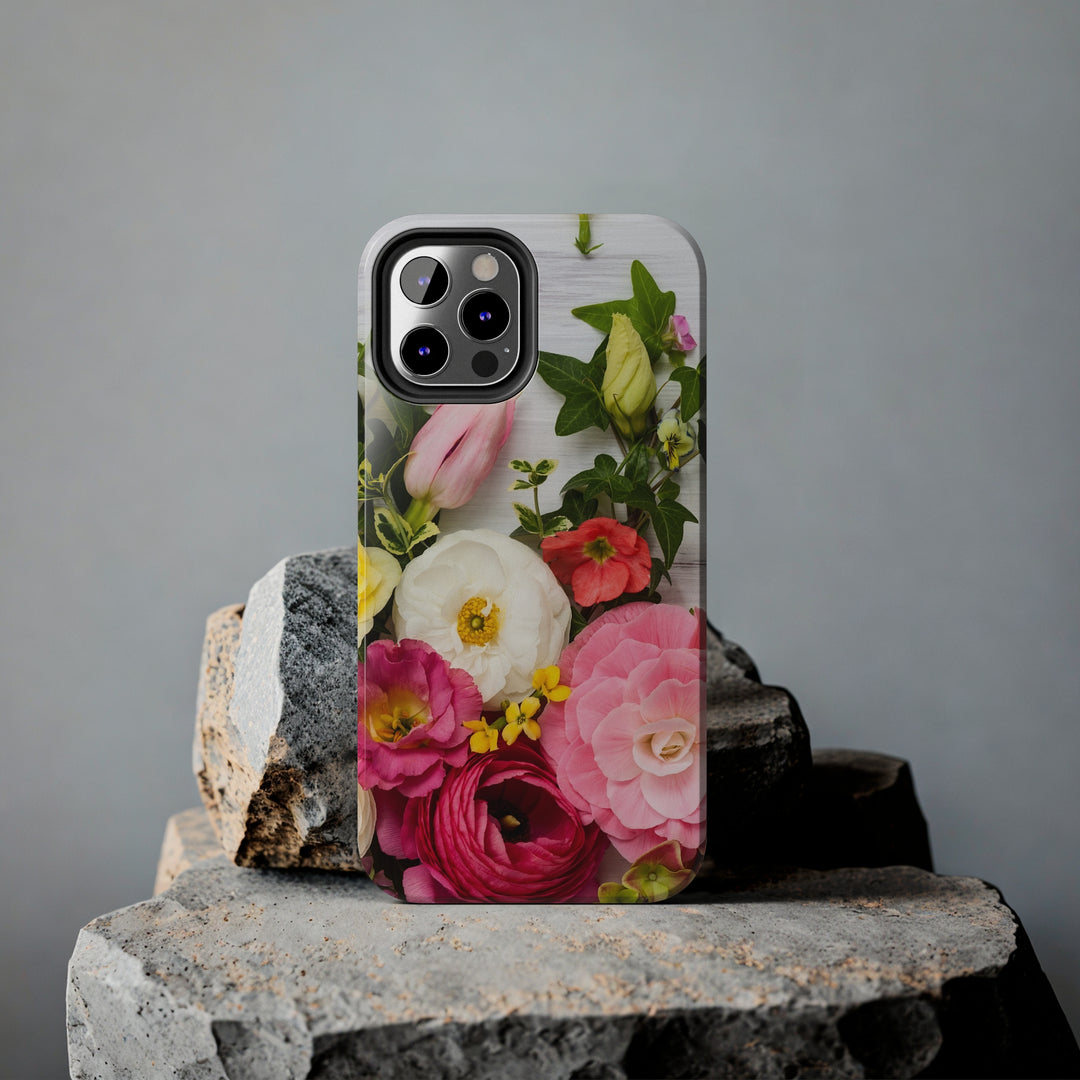 iPhone Flowers Tough Phone Case