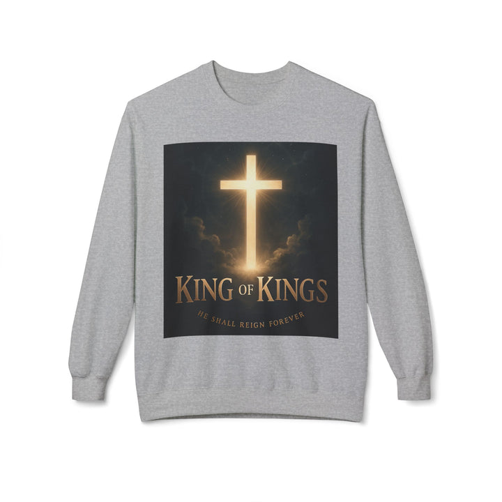 Christian Crewneck Sweatshirt - "King of Kings / Lord of Lords" Religious Pullover