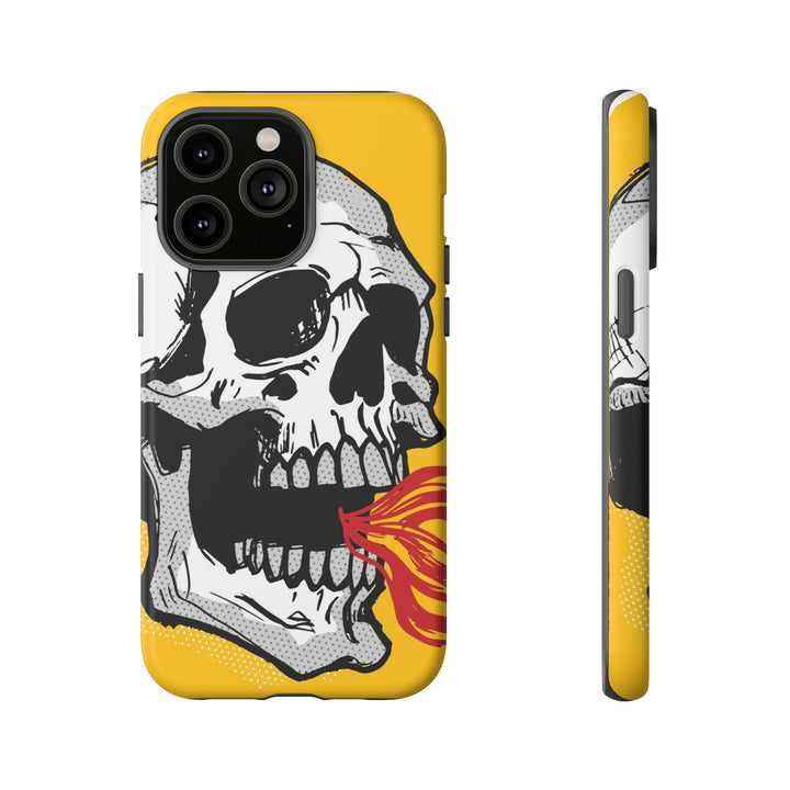 Skull Fire Tough Phone Case