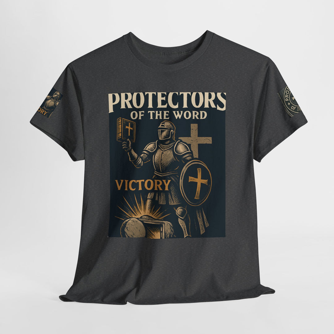 Protectors of the Word Premium Christian T-Shirt — 'Victory' Knight Design with John 14:6 Scripture