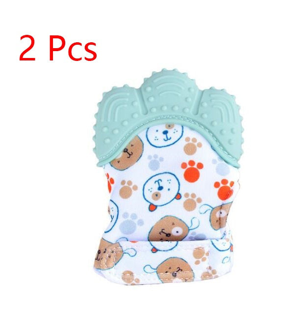 Baby Teething Gloves – Silicone Molar Mitten for Soothing Gums