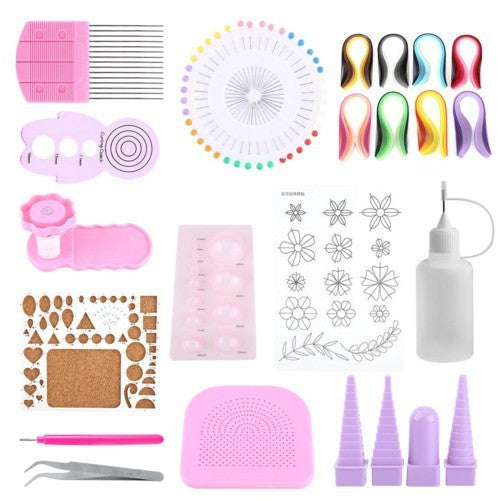 Paper Craft Kit Quilling Paper Art Set for Beginners and Kids
