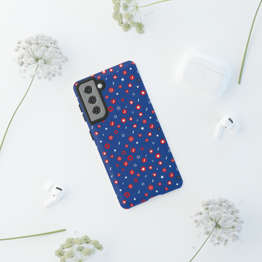 Checks and Stars Tough Phone Case