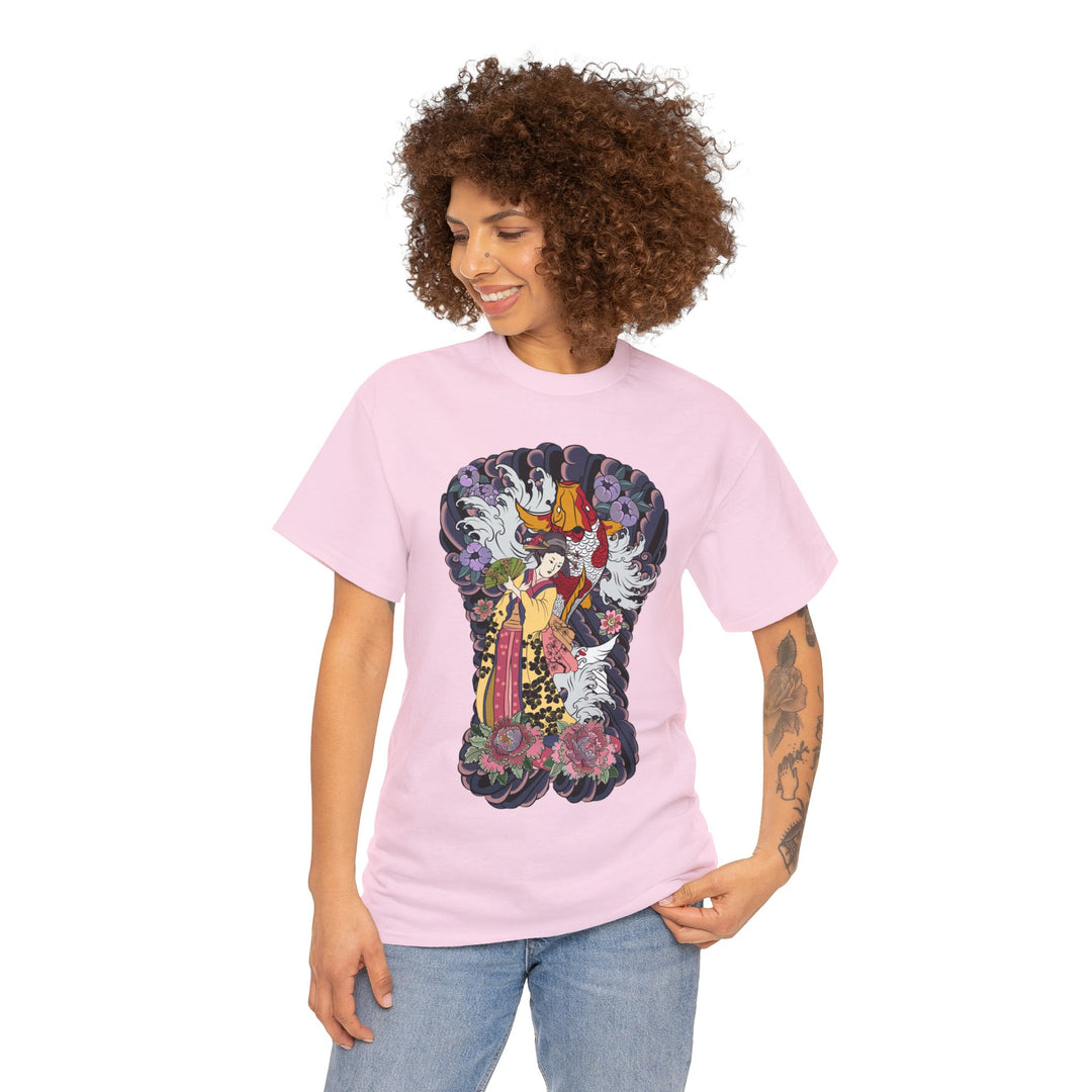 Geisha Woman Unisex Heavy Cotton Tee