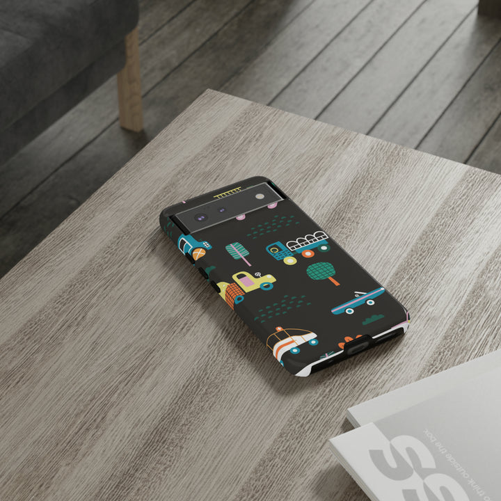 Cars and Trucks Tough Phone Case