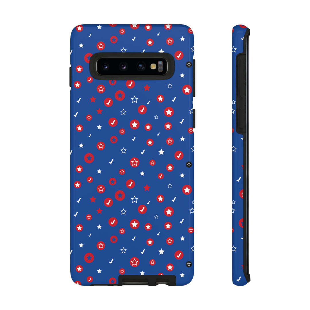 Checks and Stars Tough Phone Case