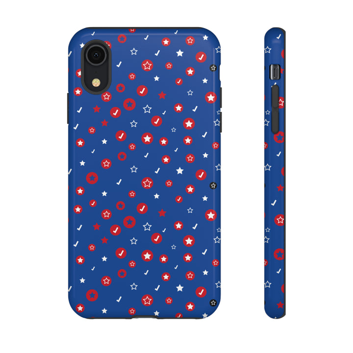 Checks and Stars Tough Phone Case