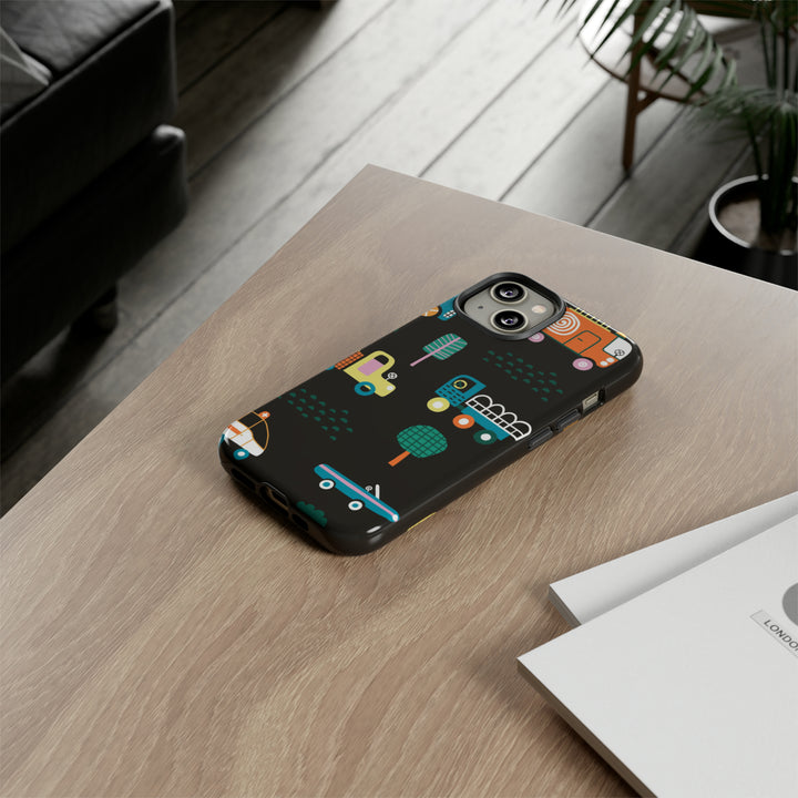 Cars and Trucks Tough Phone Case