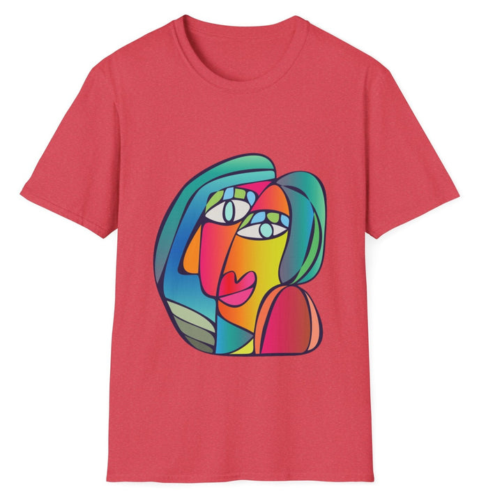 Cubism Girl Unisex Softstyle T-Shirt