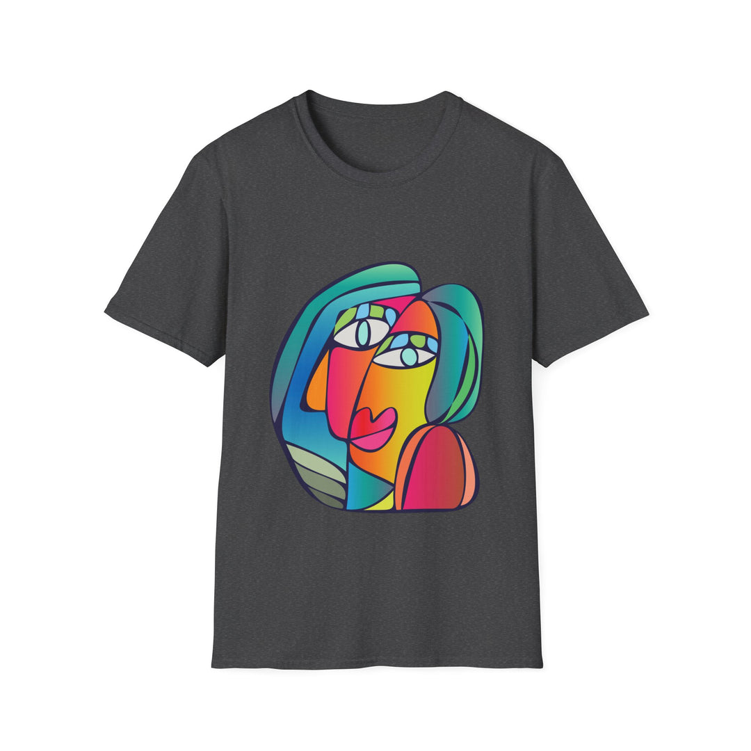 Cubism Girl Unisex Softstyle T-Shirt