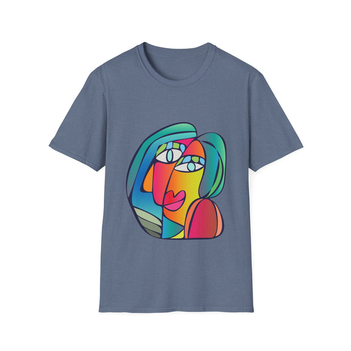 Cubism Girl Unisex Softstyle T-Shirt