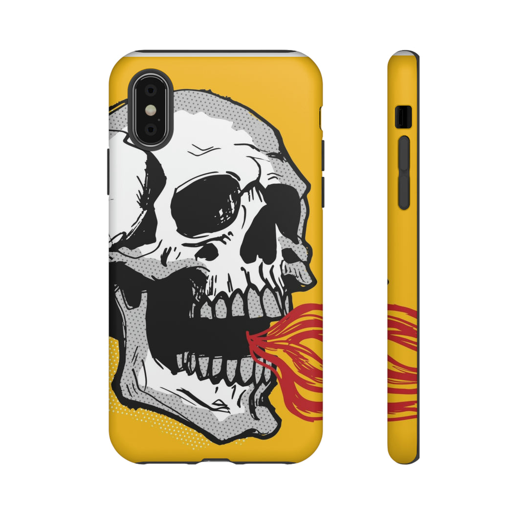 Skull Fire Tough Phone Case