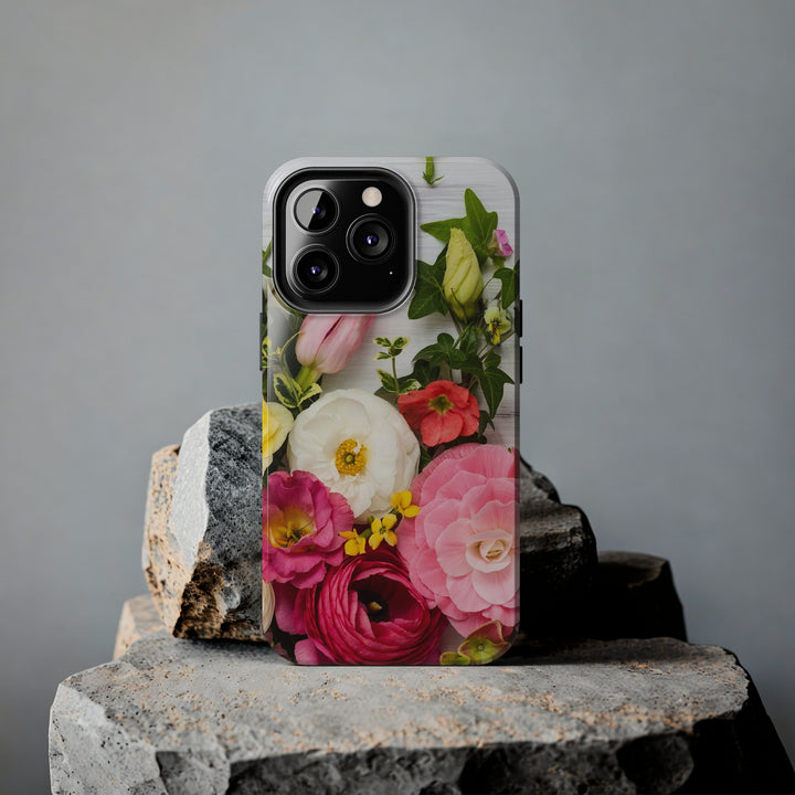 iPhone Flowers Tough Phone Case