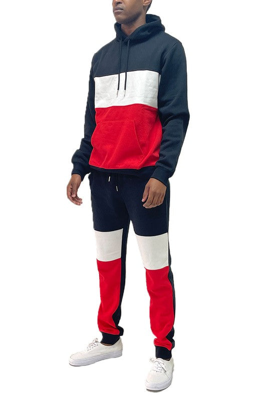 Color Block Sweat Set