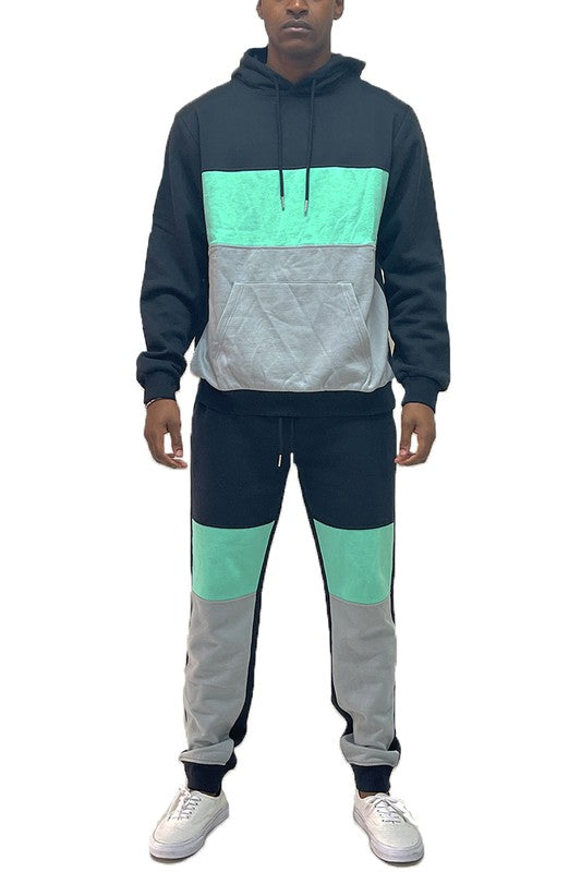 Color Block Sweat Set