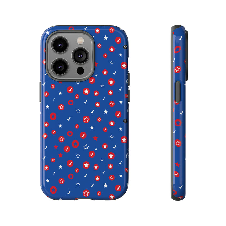 Checks and Stars Tough Phone Case