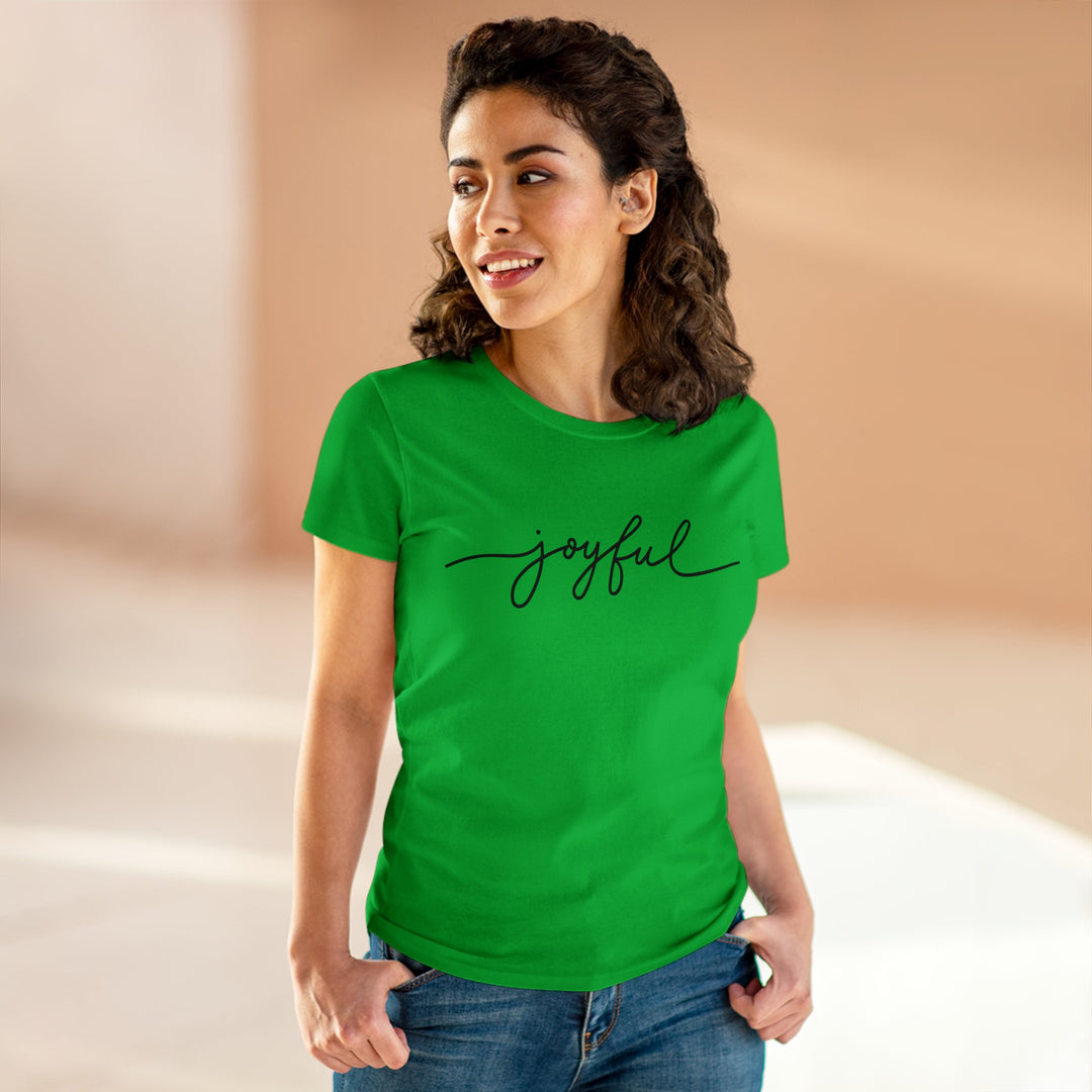 Joyful Women's Midweight Cotton Tee