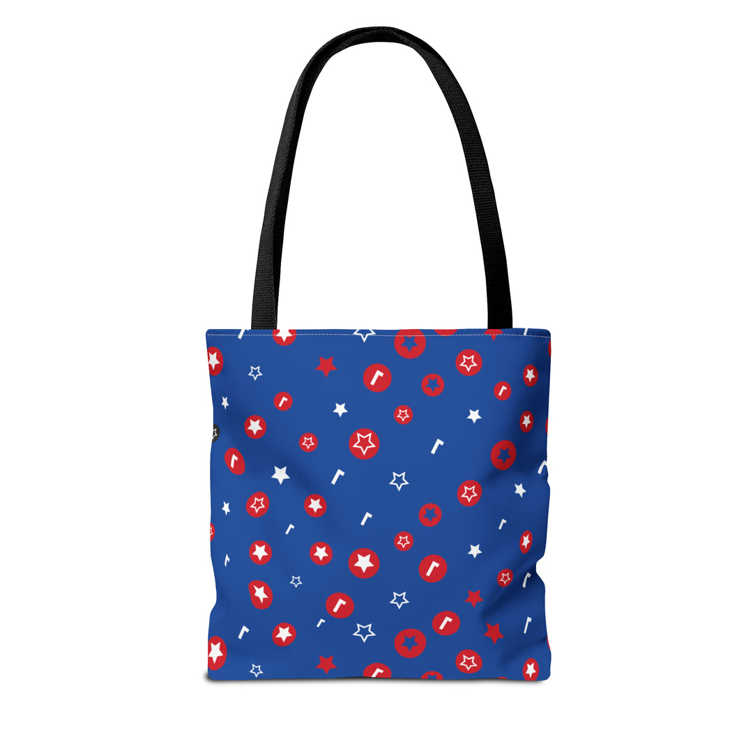 Symbol Pattern Tote Bag (AOP)