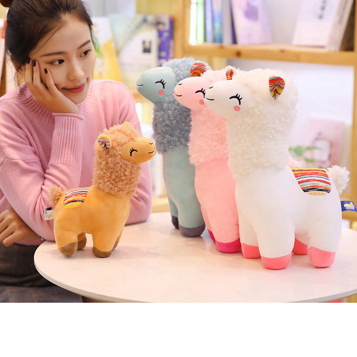 Alpaca Llama Plush Toy – Soft Stuffed Animal Doll for Kids and Gifts