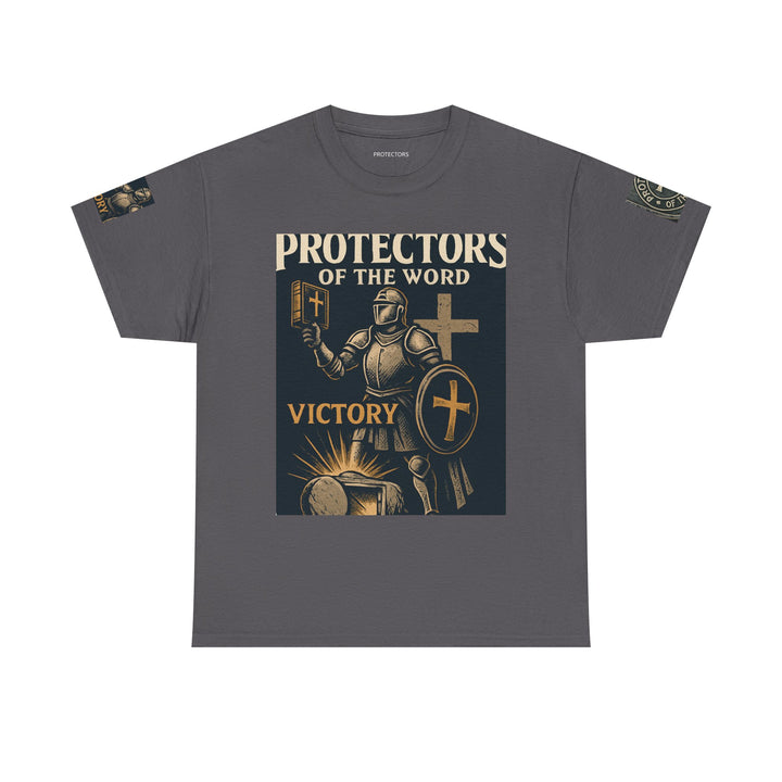 Protectors of the Word Premium Christian T-Shirt — 'Victory' Knight Design with John 14:6 Scripture