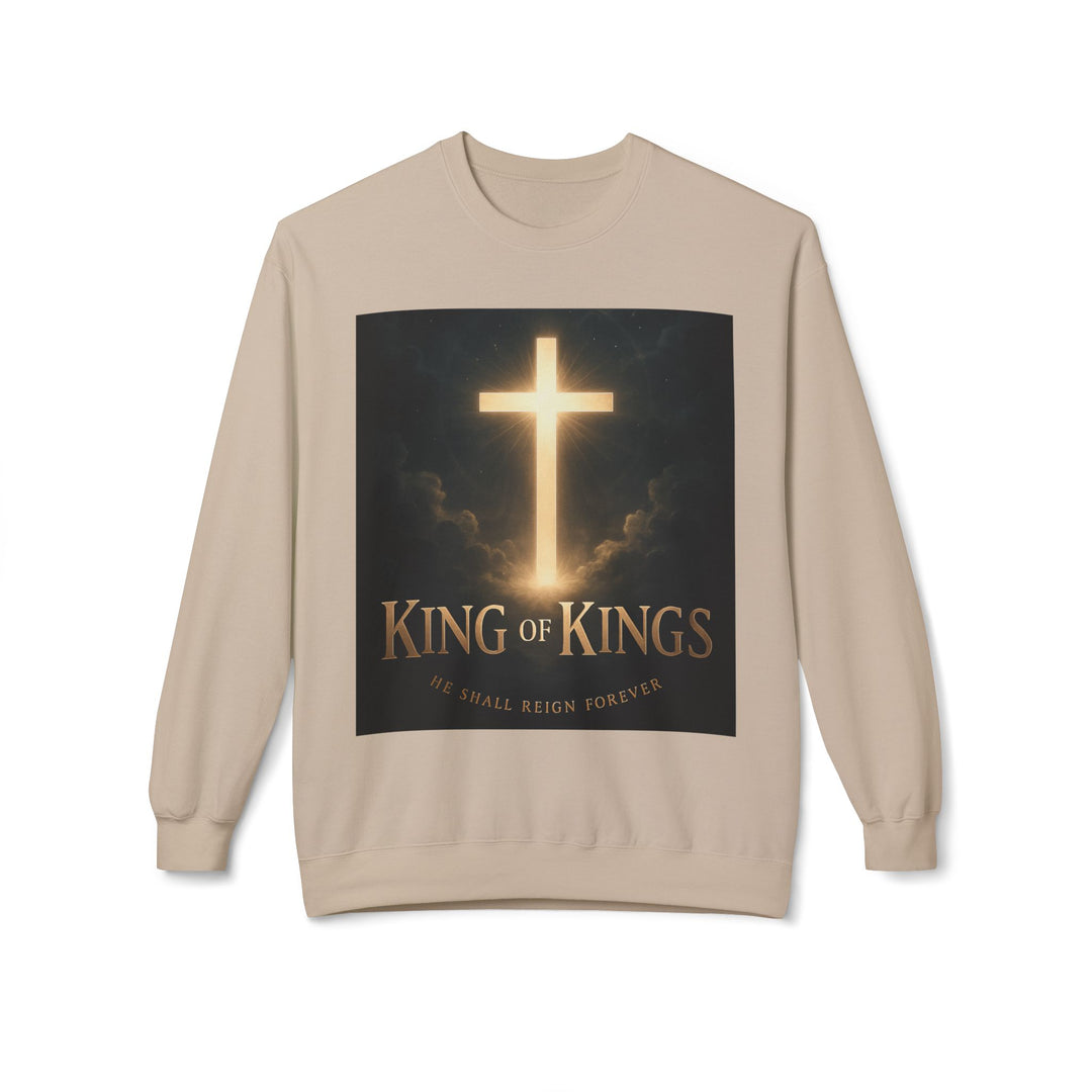 Christian Crewneck Sweatshirt - "King of Kings / Lord of Lords" Religious Pullover