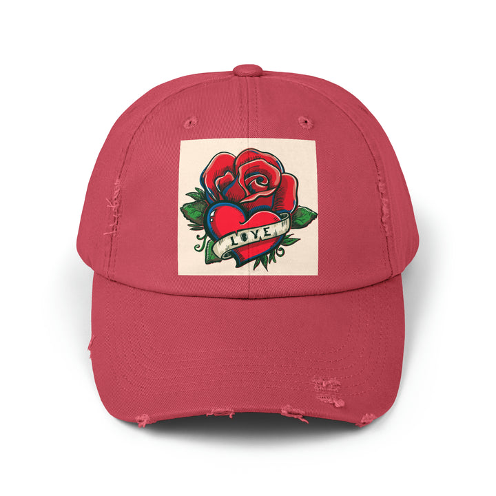 Love Unisex Distressed Cap