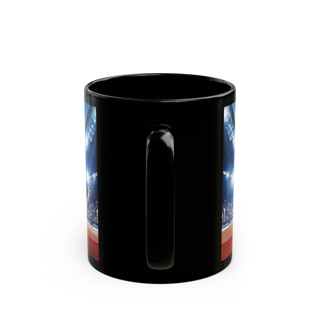 Tennis Save Black Mug (11oz)