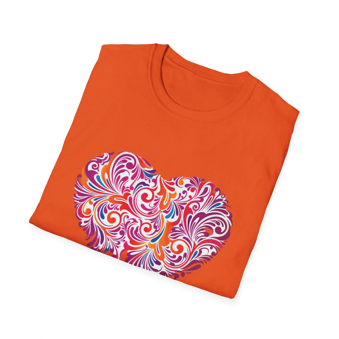 Heart Design Unisex Softstyle T-Shirt