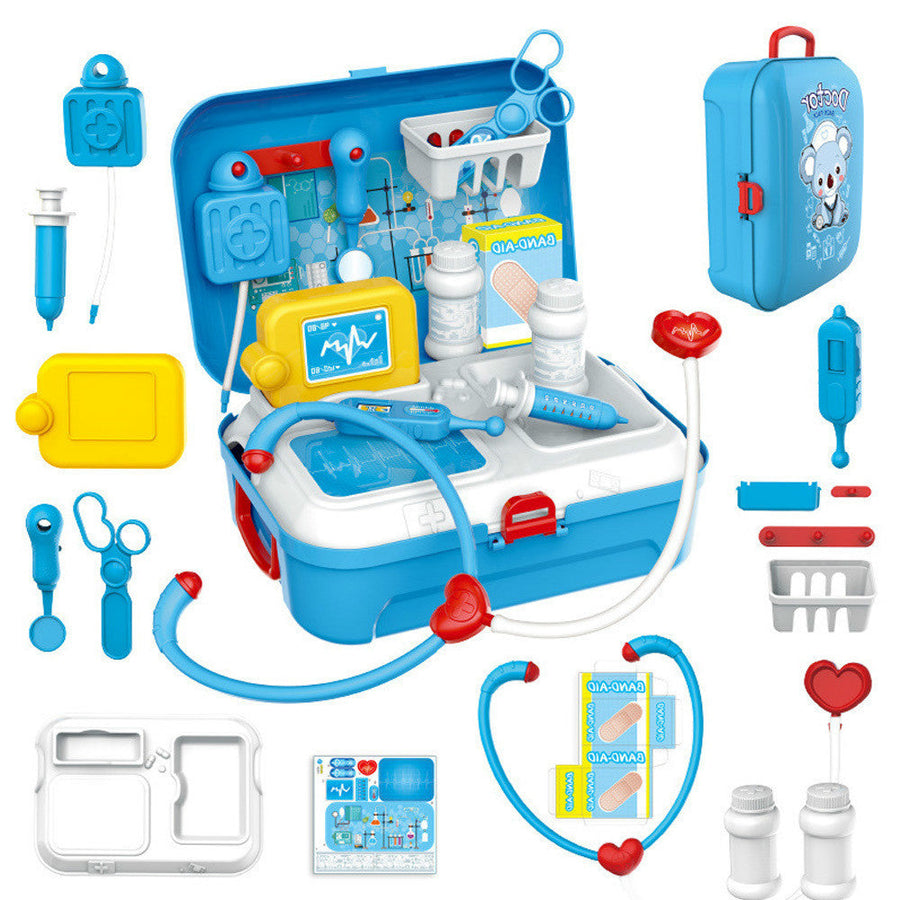 Pretend Play Doctor Kit Kids Medical Toy Set with Carry Case