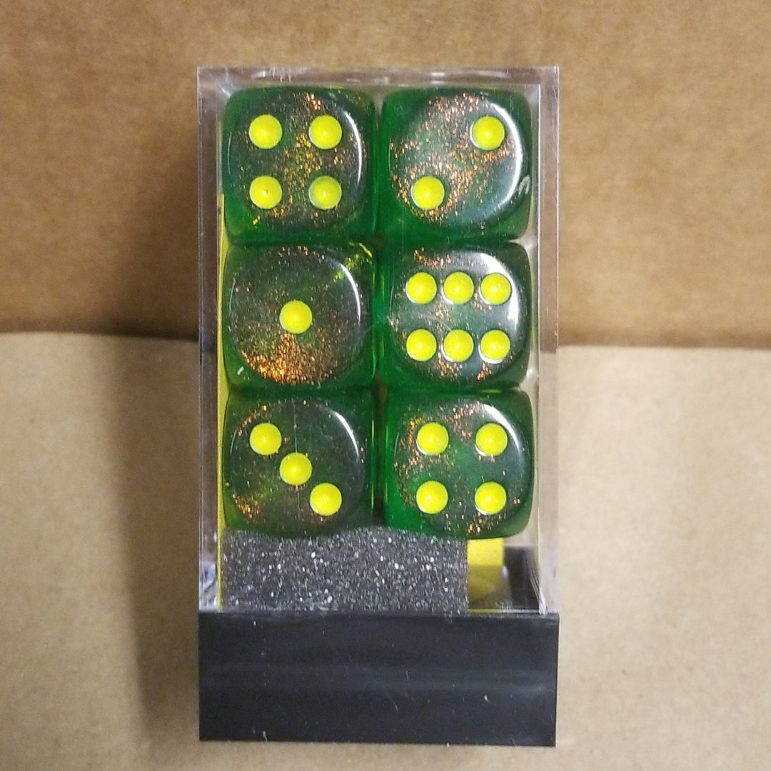 Chessex Maple Green/yellow (Multiple Options)