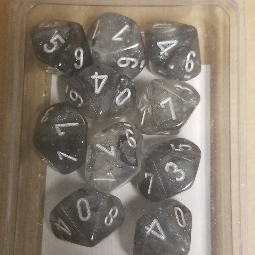 Borealis Light Smoke/silver 7-Dice / 16mm / 12mm / 30mm Luminary