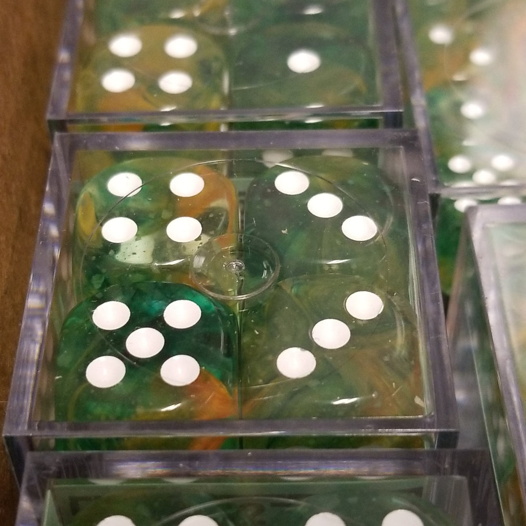 Nebula Spring/white Luminary 7-Dice/16mm/12mm/30mm/Ten10's