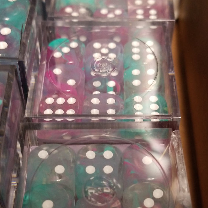 Nebula Wisteria Blue/Purple Luminary 7-Dice/16mm/12mm/30mm/Ten10's