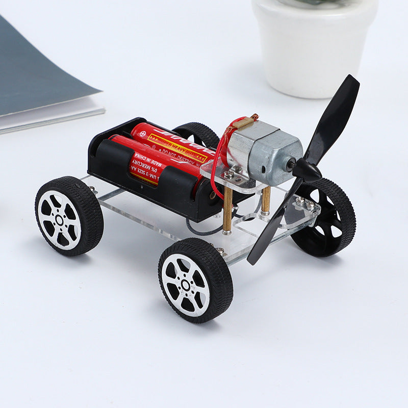 Wind Car Electronic Kit Educational Science Experiment Toy