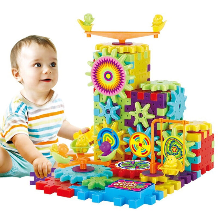 3D Electric Gear Building Blocks – Educational Puzzle Kit for Kids