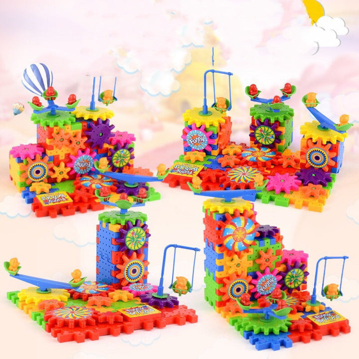 3D Electric Gear Building Blocks – Educational Puzzle Kit for Kids