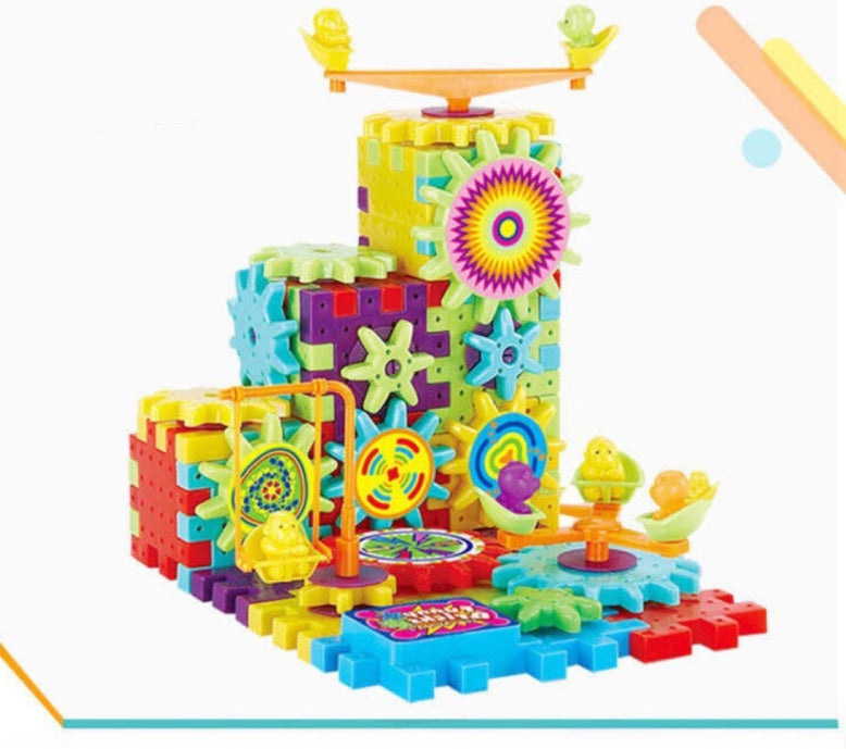 3D Electric Gear Building Blocks – Educational Puzzle Kit for Kids