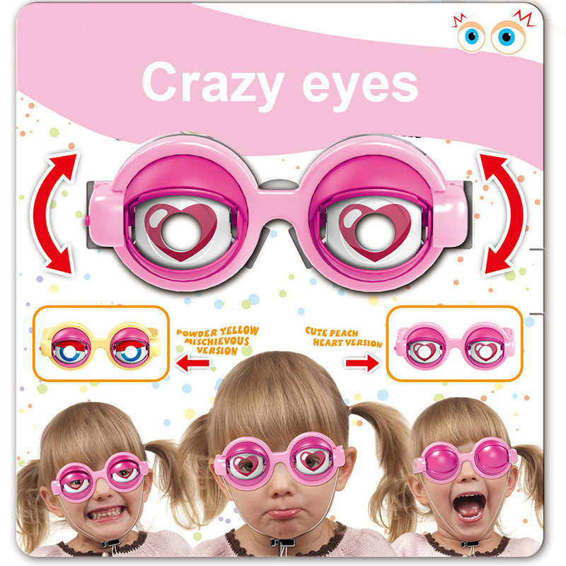 Funny Crazy Eyes Glasses Party Favor Toy for Kids and Pranks