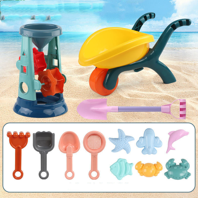 Kids Beach Toy Set Deluxe Sand Play Tools and Water Toys