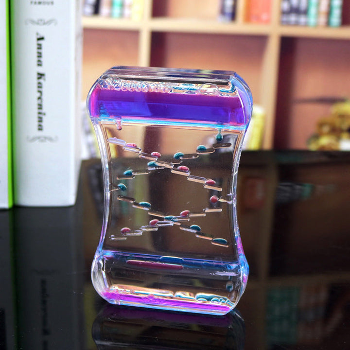 Creative Quicksand Liquid Hourglass Modern Desk and Home Décor Ornament Image
