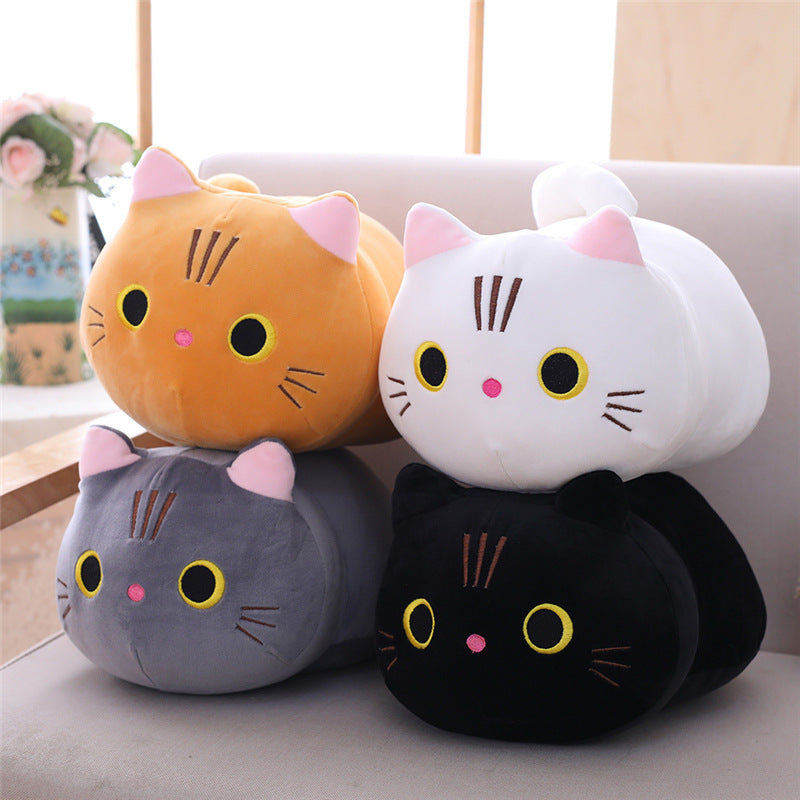 Soft Plush Fat Cat Doll Cute Stuffed Animal Pillow Toy