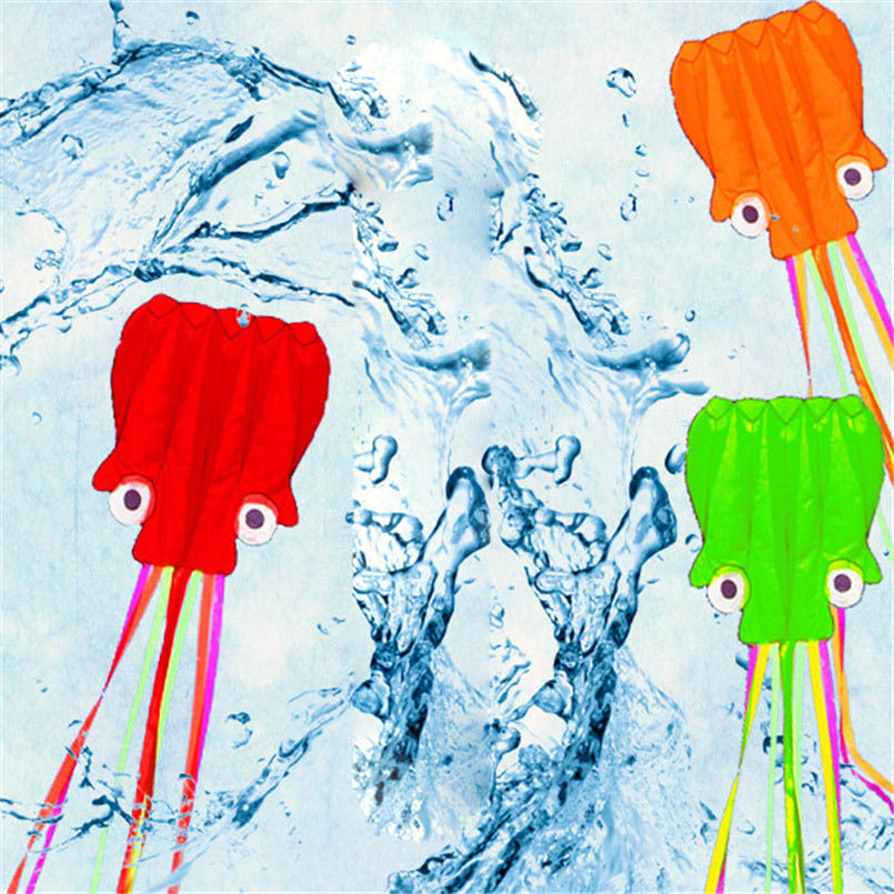 3D Octopus Kite with Handle and Line Image