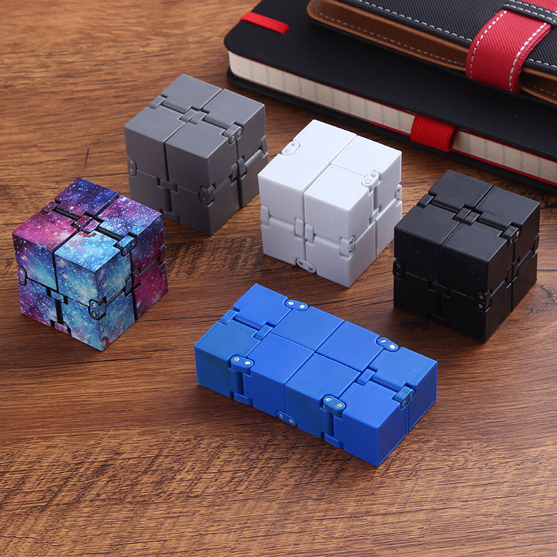 Infinity Cube Fidget Toy Stress Relief Sensory Cube for Focus and Relaxation