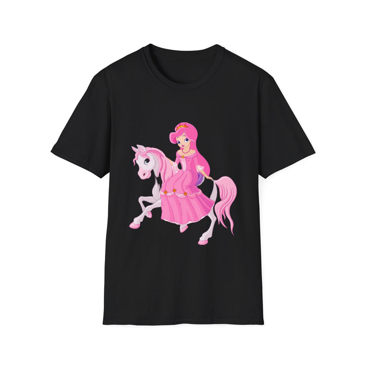 Princess on Horse Unisex Softstyle T-Shirt