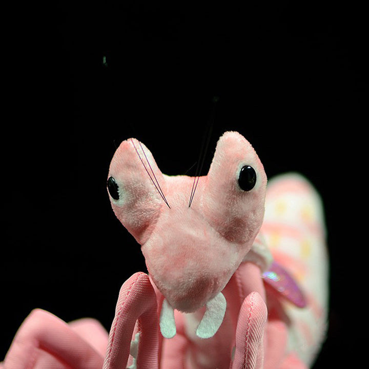 Lifelike Mantis Plush Toy Pink Head