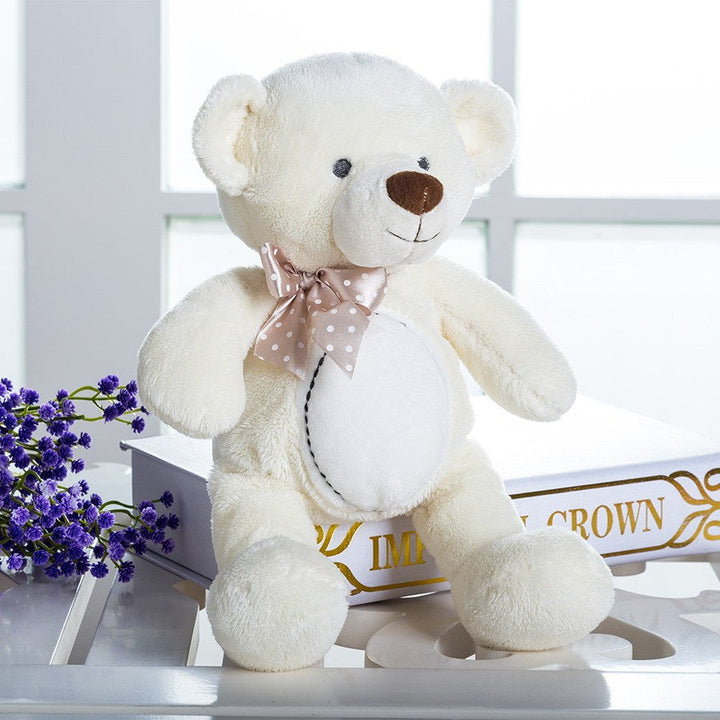 Beige Teddy Bear Plush – Soft Stuffed Toy Doll