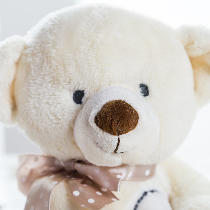 Beige Teddy Bear Plush – Soft Stuffed Toy Doll