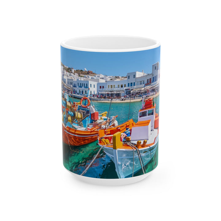 Scenic Greece Ceramic Mug, (11oz, 15oz)