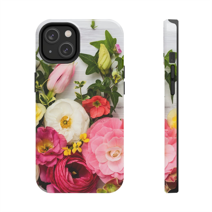 iPhone Flowers Tough Phone Case