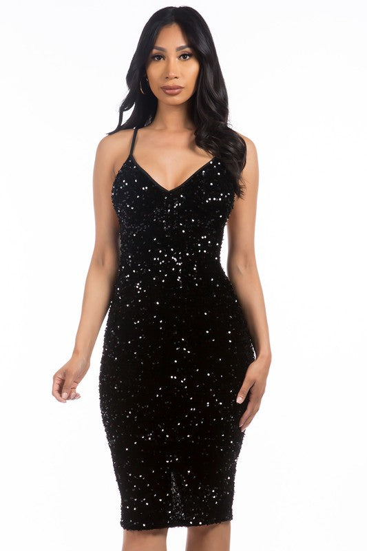 Sexy Sequin Party Dress